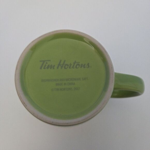 Tim Hortons Brewing Smiles Since 1964 Green Mug 2017 Limited Edition - Picture 6 of 9